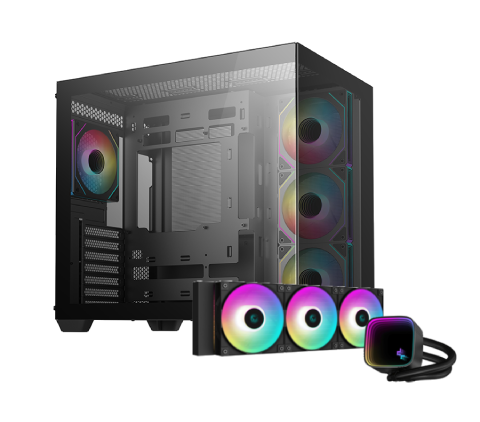 CG530 4F Noir - MT/Sans Alim/ATX + LS720 SE 360mm# - grosbill.com - 0