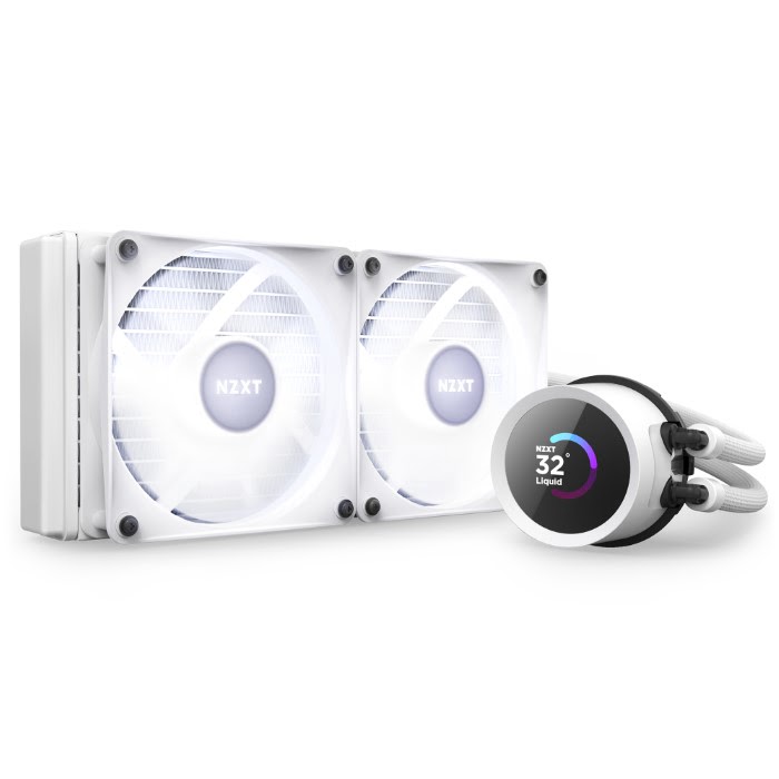 NZXT Kraken Blanc RGB 240mm - Watercooling NZXT - grosbill.com - 0