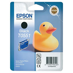 Grosbill Consommable imprimante Epson Cartouche T0551 Noire RX420/425