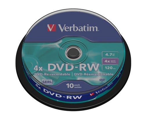 DVD-RW/4.7GB 4xspd Serl Spindle 10 - Achat / Vente sur grosbill.com - 2