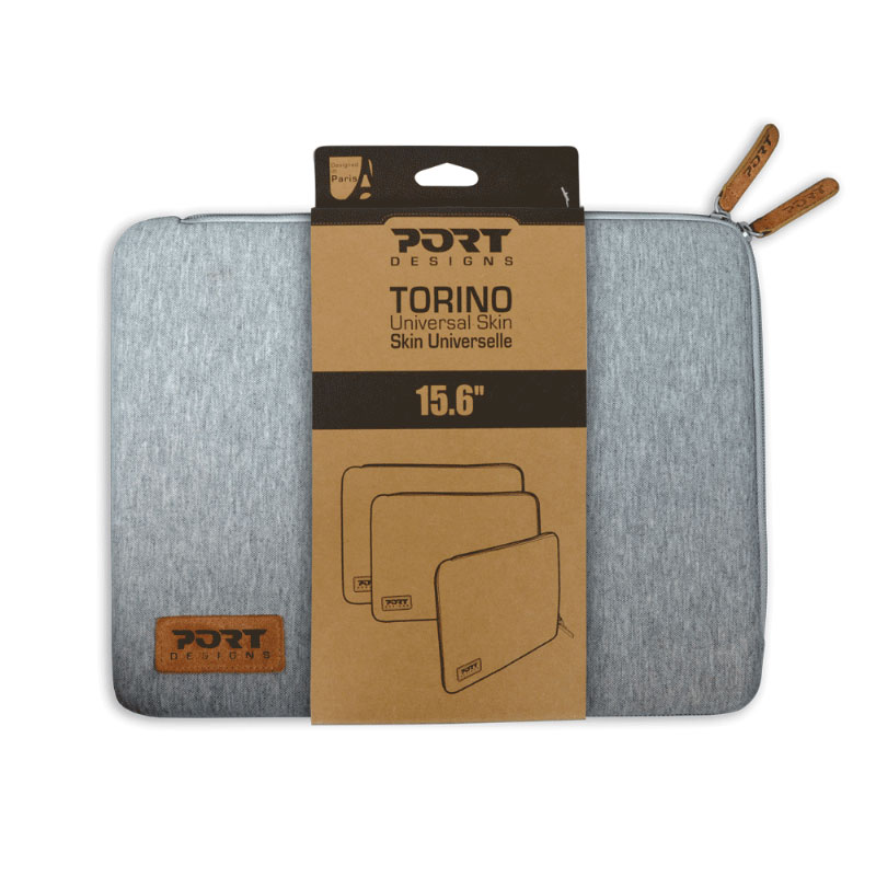 Torino Sleeve 15.6" Grey Port - Sac et sacoche - grosbill.com - 1