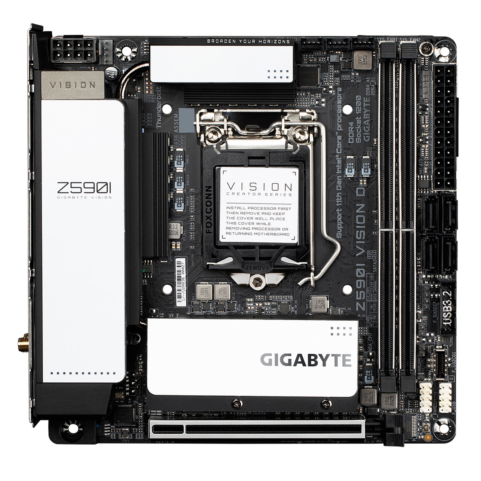 Gigabyte Z590I VISION D Mini-ITX  - Carte mère Gigabyte - 4