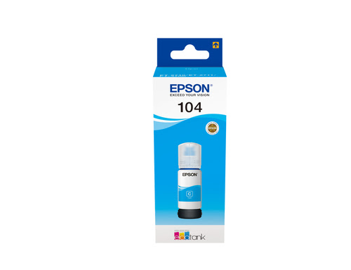 image produit Epson Bouteille 104 EcoTank Cyan Grosbill