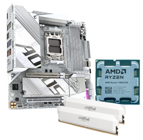 9800X3D + B850M W + 2x16Go W - grosbill.com - 0