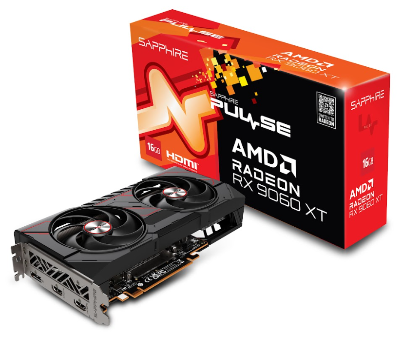 Sapphire Pulse Radeon RX 9060 XT GAMING OC 16GB - Carte graphique - 1
