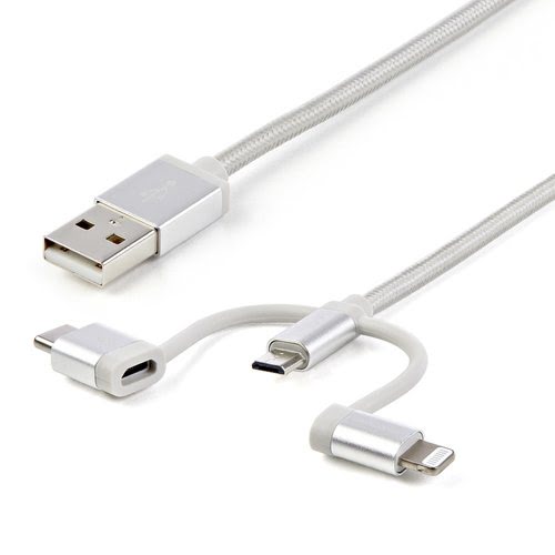 Lightning Cable - USBC to Micro USB - 1m - Achat / Vente sur grosbill.com - 0