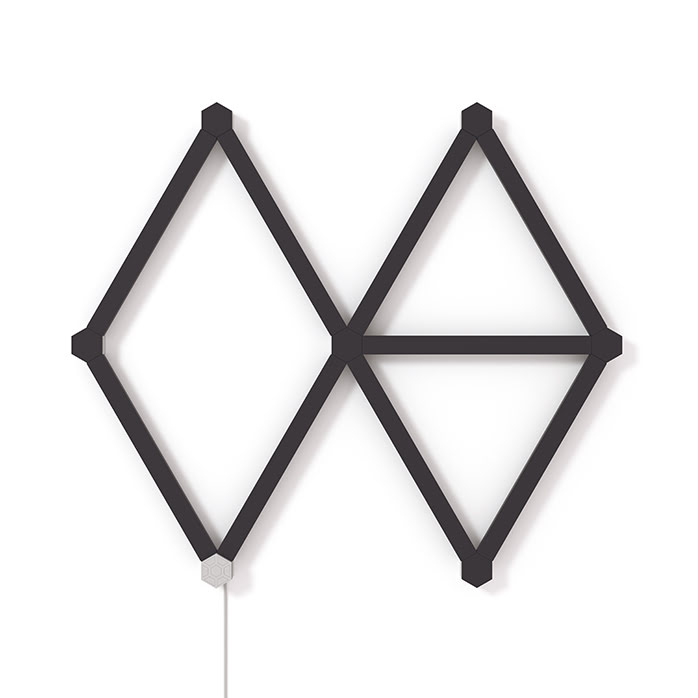 Nanoleaf Lines Skin Noir Mate - 9 pièces (NL59-0001BM-9PK) - Achat / Vente Objet connecté / Domotique sur grosbill.com - 0