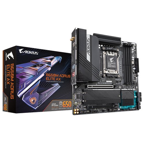 Gigabyte B650M AORUS ELITE AX Micro-ATX  - Carte mère Gigabyte - 5