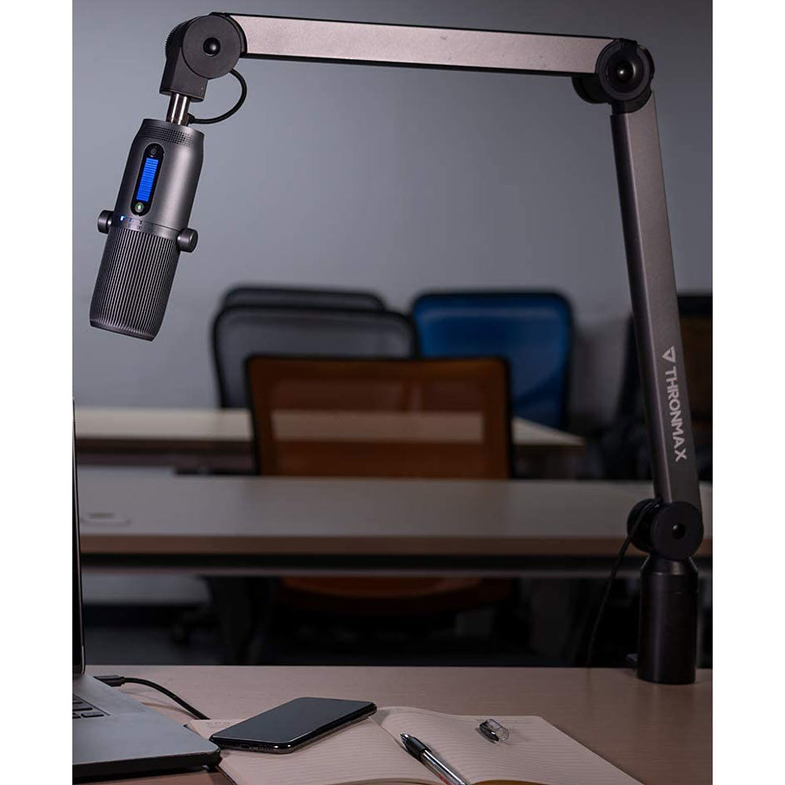 THRONMAX Bras aluminium réglable S2 pour microphone XLR (THRON_S2XLR) - Achat / Vente Accessoire Streaming / Vlogging  sur grosbill.com - 2