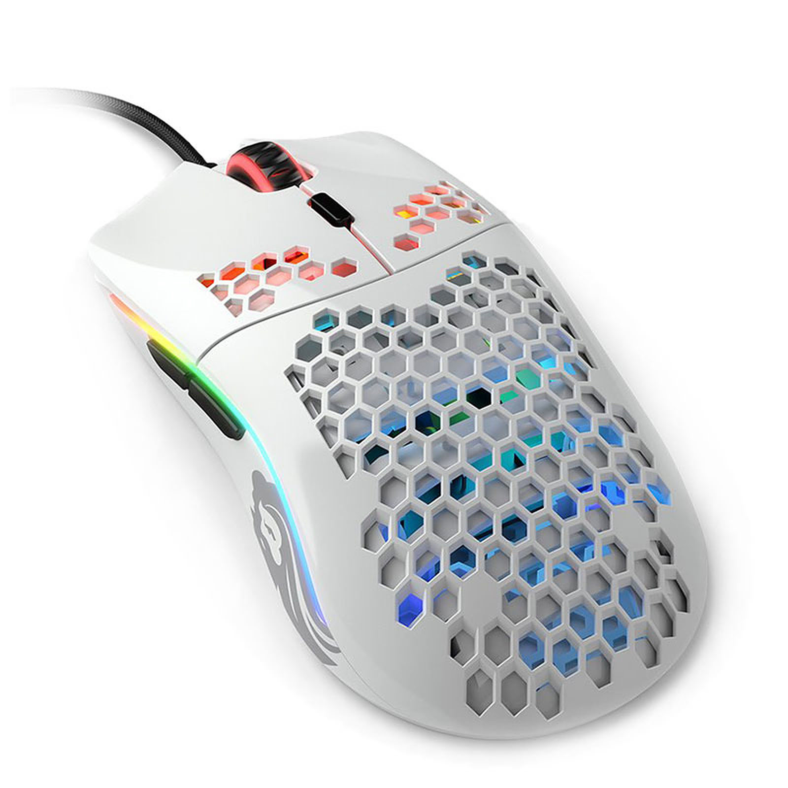 Glorious Model O- Minus (Blanc Brillant) - Souris PC Glorious - 1