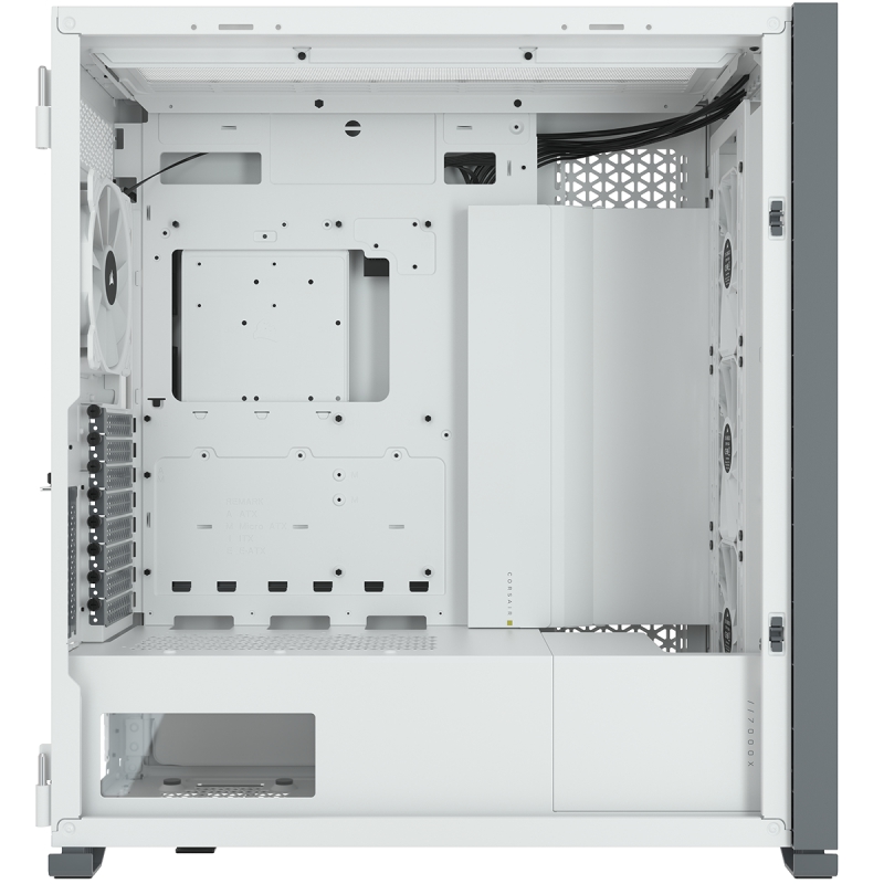 iCUE 7000X RGB TG Blanc + RM1000x Shift W Gold - grosbill.com - 3