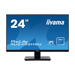 Grosbill Ecran PC Iiyama XU2492HSU-B1 - 23.8" IPS/4ms/FHD/HDMI/VGA/DP/HP