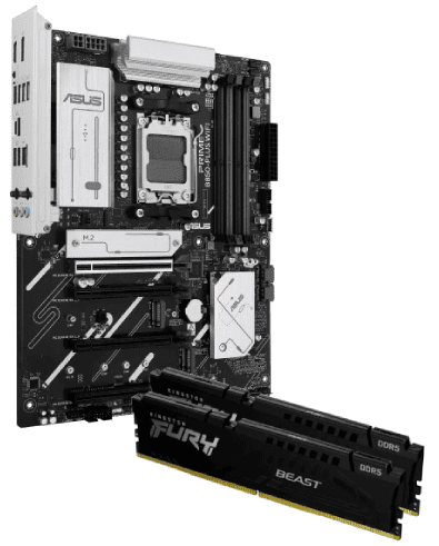 PRIME B850-PLUS WIFI + Fury 2x16Go 6000MHz C30 - grosbill.com - 0