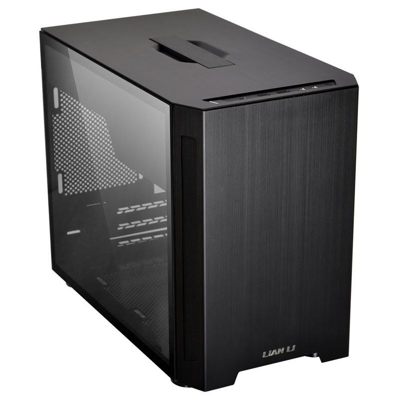 Lian-Li TU150WX TG Black Noir - Boîtier PC Lian-Li - grosbill.com - 2