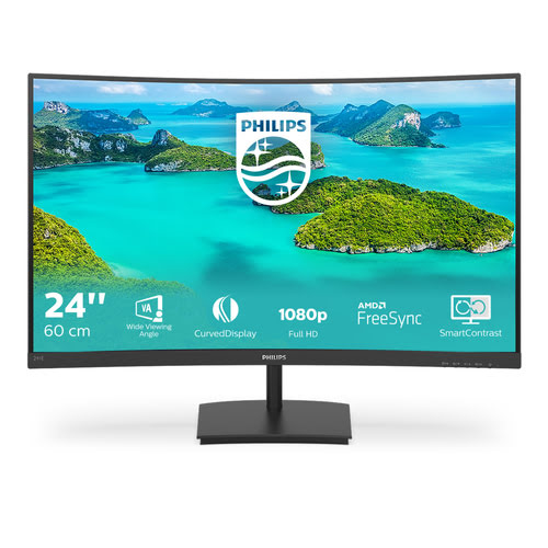 Philips 241E1SCA/00 - 24CURVE/VA/4ms/FHD/HDMI/VGA/FS/76Hz