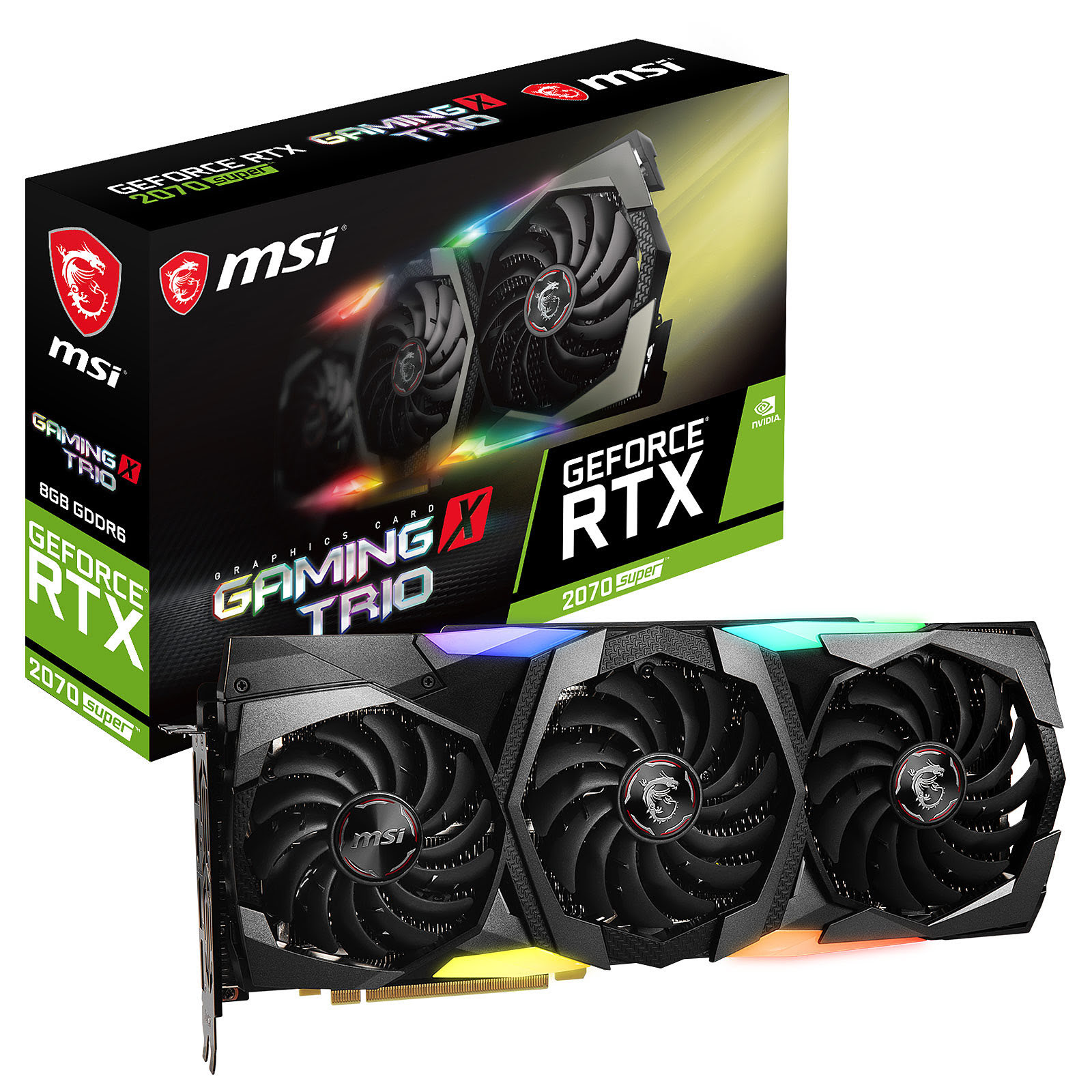 MSI RTX 2070 SUPER GAMING X TRIO  - Carte graphique MSI - 0