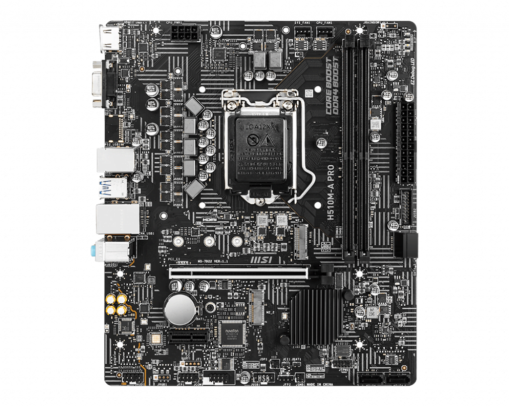 MSI H510M-A PRO Micro-ATX  - Carte mère MSI - grosbill.com - 4