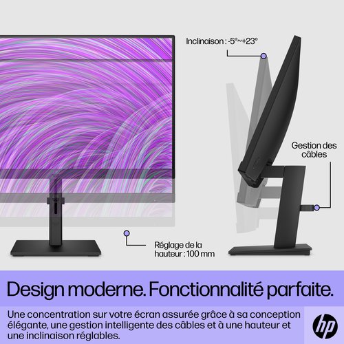 HP P22h G5 FHD Monitor - Achat / Vente sur grosbill.com - 16