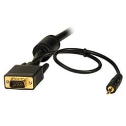 Câble SVGA mâle & Jack 3.5 mâle 3m