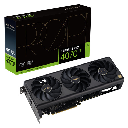 image produit Asus ProArt GeForce RTX 4070 Ti OC Edition 12GB Grosbill