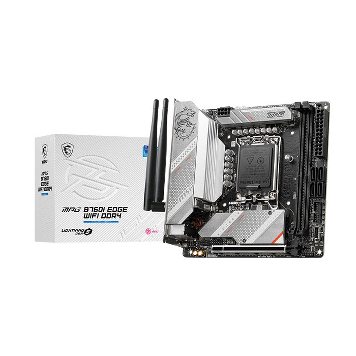 MSI MPG B760I EDGE WIFI DDR4 Mini-ITX  - Carte mère MSI - 0