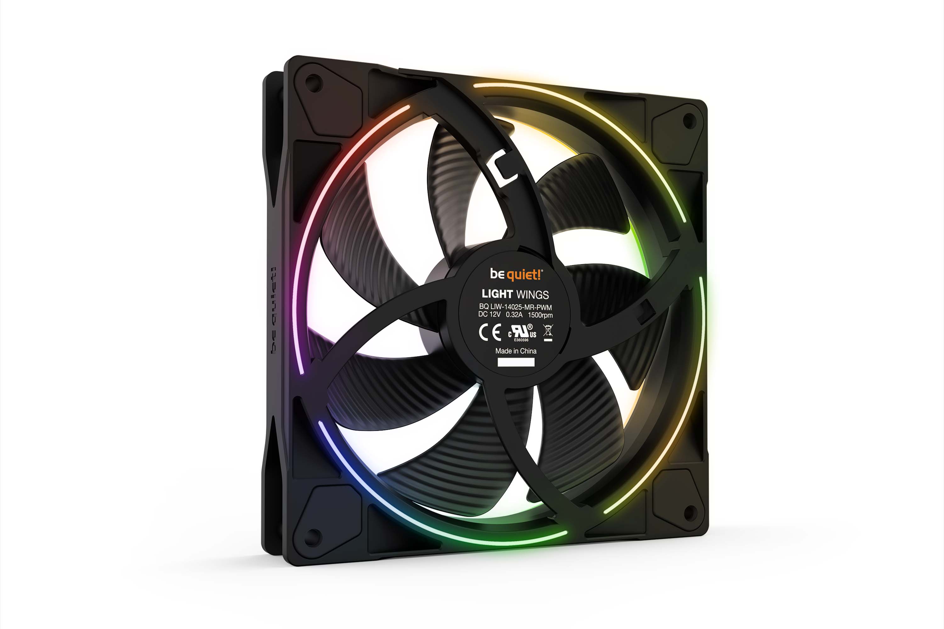 Be Quiet! Light Wings 140mm PWM ARGB Kit x3 - Ventilateur boîtier - 2