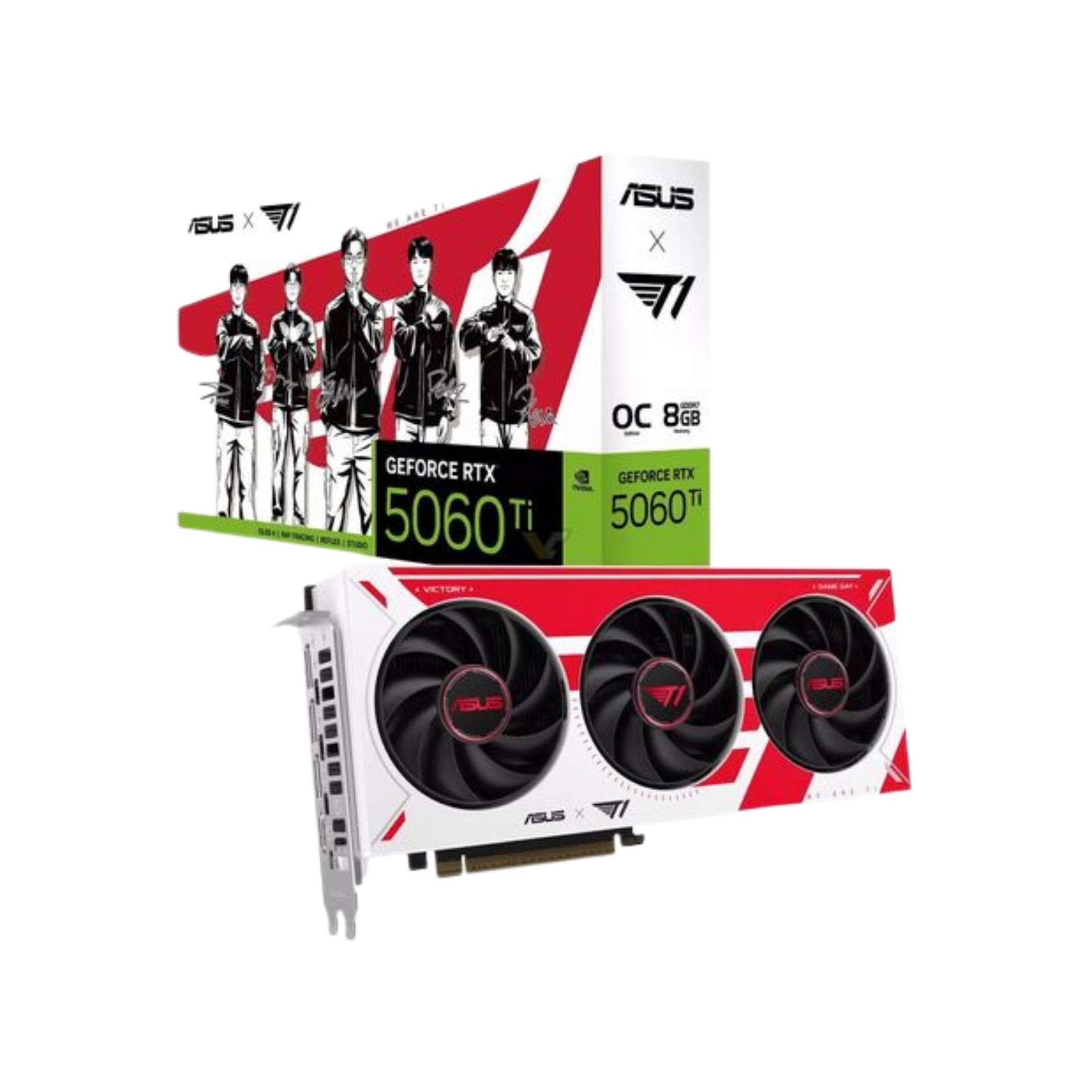 Asus T1 GeForce RTX 5060 Ti 8GB GDDR7 OC Edition - Carte graphique - 0