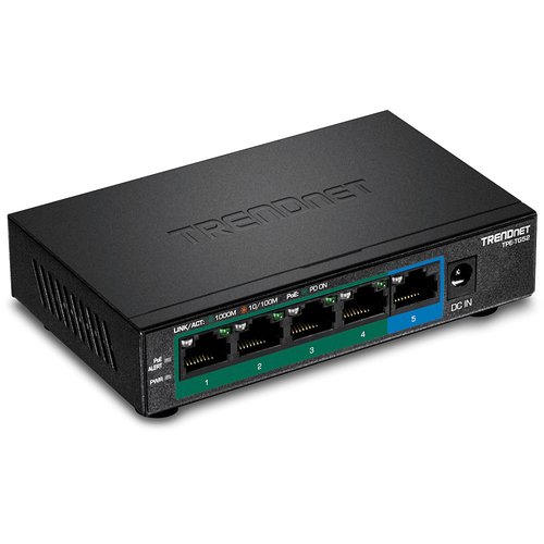 TrendNet 5-PORT GIGABIT POE+ 5-PORT