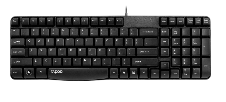 Rapoo N2400 - Clavier PC Rapoo - grosbill.com - 0