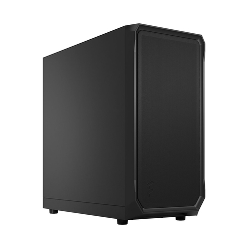 image produit Fractal Design Focus 2 Black Solid - MT/Sans Alim/ATX Grosbill