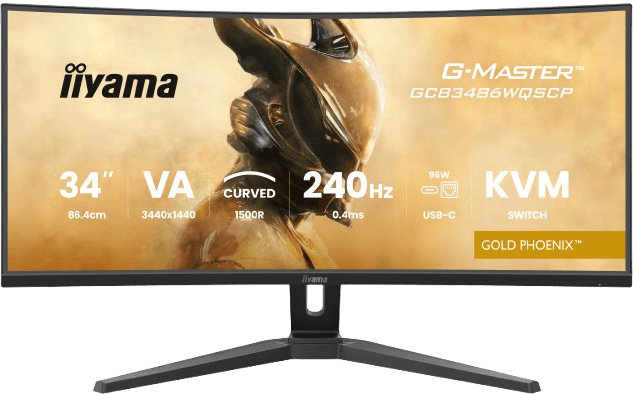 Iiyama 34 pouces  GCB3486WQSCP-B1 - Ecran PC Iiyama - grosbill.com - 0