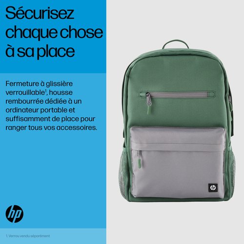 HP Campus Green Backpack - Achat / Vente sur grosbill.com - 6