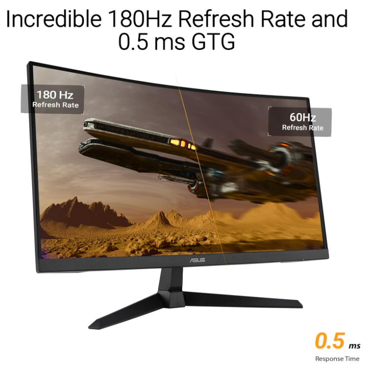 Asus 27 pouces  90LM0AQ1-B01170 - Ecran PC Asus - grosbill.com - 2