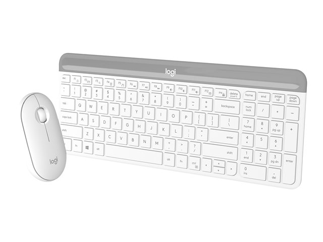 Logitech MK470 White - Pack Clavier/Souris - grosbill.com - 1