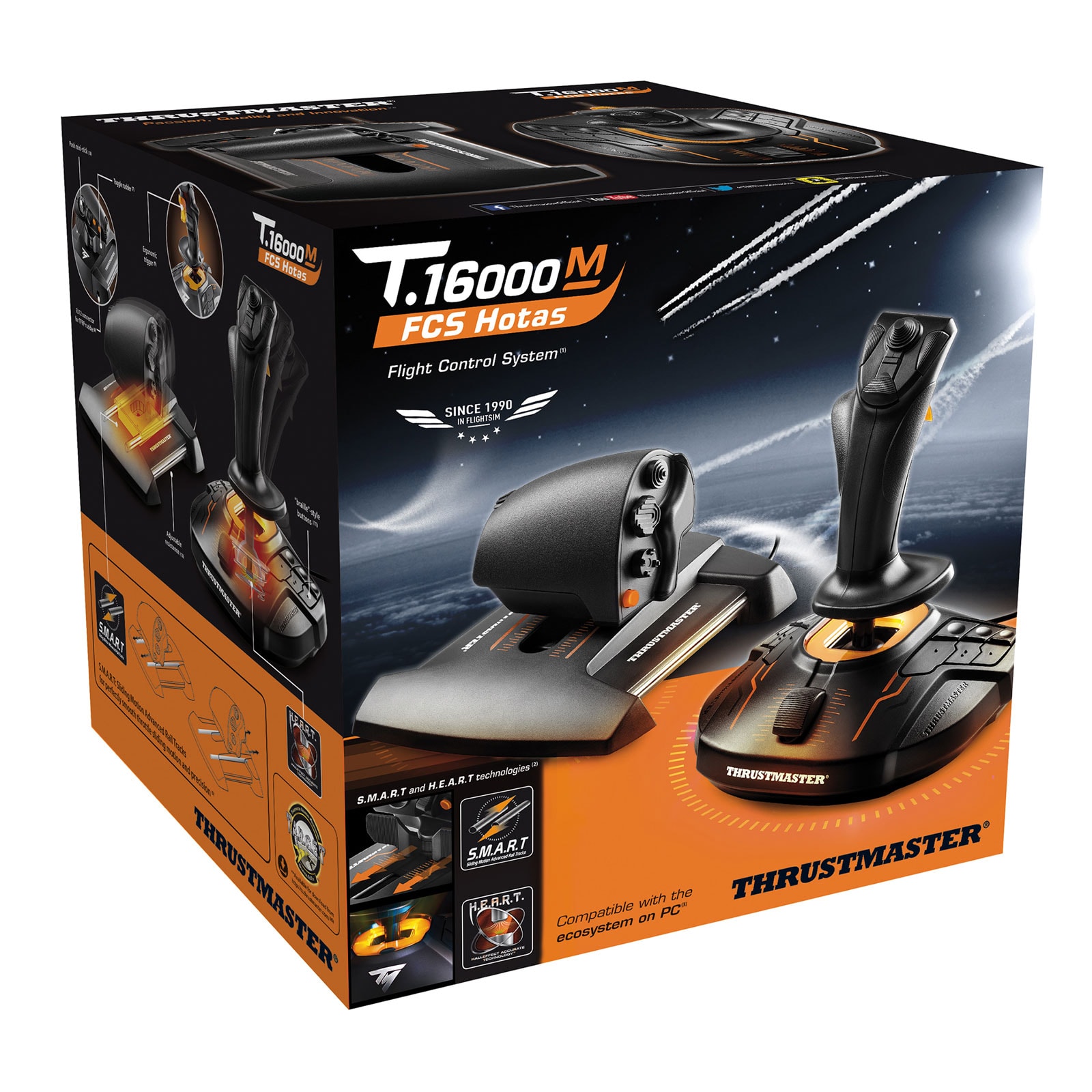 ThrustMaster T.16000M FCS HOTAS (2960778**) - Achat / Vente Simulateur de vol sur grosbill.com - 1