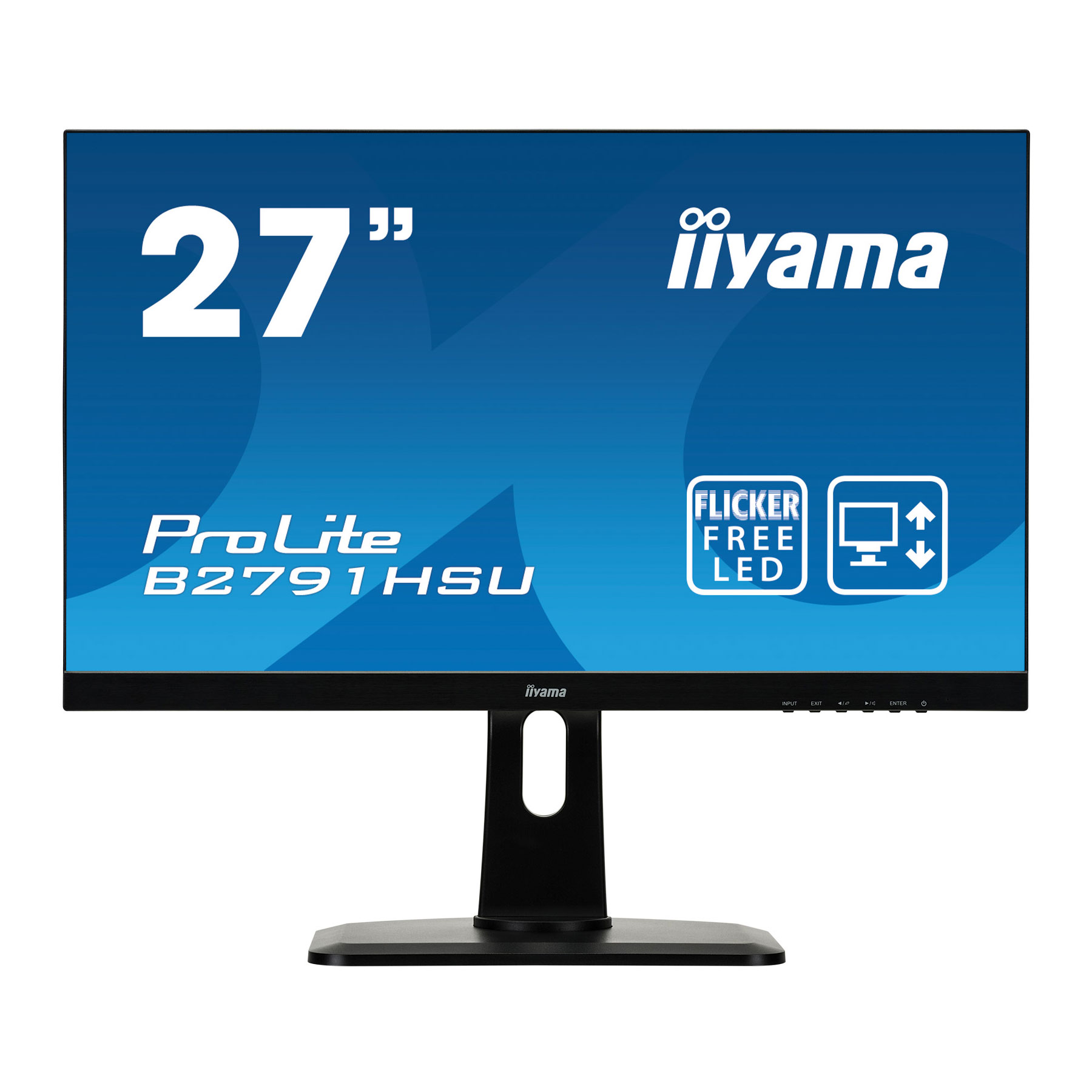 Iiyama 27"  B2791HSU-B1-- - Ecran PC Iiyama - grosbill.com - 0