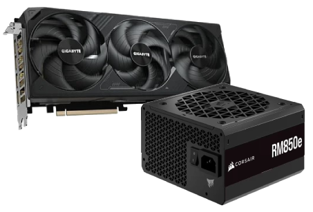 RTX 5070Ti WF OC SFF 16Go + RM850e 850W Gold 3.1 - grosbill.com - 0