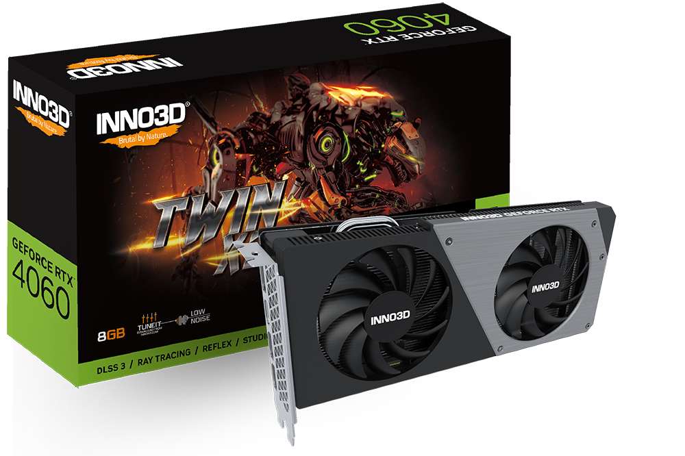 Inno3D GeForce RTX 4060 TWIN X2 V2#  - Carte graphique Inno3D - 0