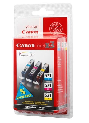 Canon Ink/CLI-521 BJ Cartridge CMY BLIST+SEC - Achat / Vente Consommable imprimante sur grosbill.com - 0