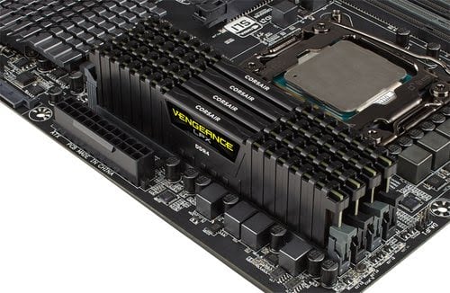 Corsair Vengeance LPX schwarz, DDR4-3200, CL16 - 64 GB Quad-Kit - Achat / Vente sur grosbill.com - 3