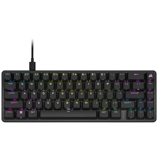 Clavier PC Corsair - K65 Pro Mini 65% - Noir/RGB/Filaire