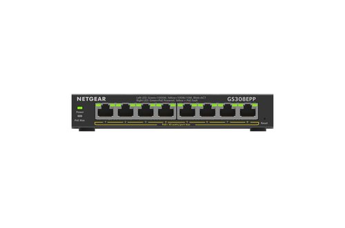 Switch Netgear 8PT GE PLUS SWCH W/HI-PWR POE+ - grosbill.com - 2