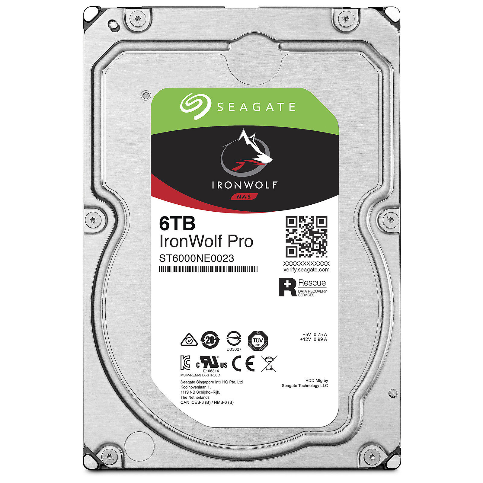 Seagate ST6000NE000  7200 Tr/min - Disque dur 3.5" interne - 2