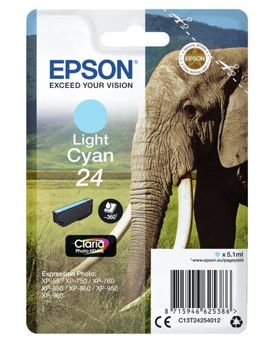 Epson Ink/24 Elephant 5.1ml LCY - Achat / Vente Consommable imprimante sur grosbill.com - 2