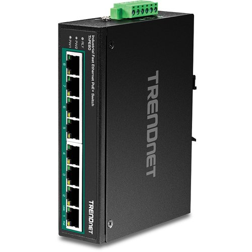 8-PORT IND.FAST ETH POE+ SWITCH - Achat / Vente sur grosbill.com - 0