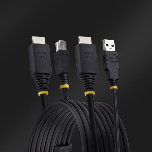 CABLE KVM HDMI DE 3 M ET USB - Achat / Vente sur grosbill.com - 4