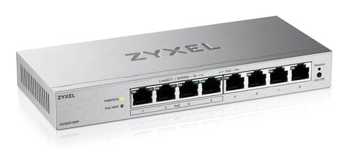 ZYXEL GS1200-8HP V3 8 PORT GIGA - Achat / Vente sur grosbill.com - 1