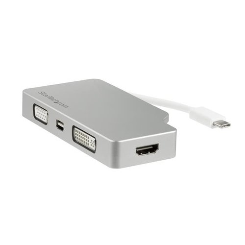 4-in-1 USB-C to VGA DVI HDMI or mDP - Achat / Vente sur grosbill.com - 0