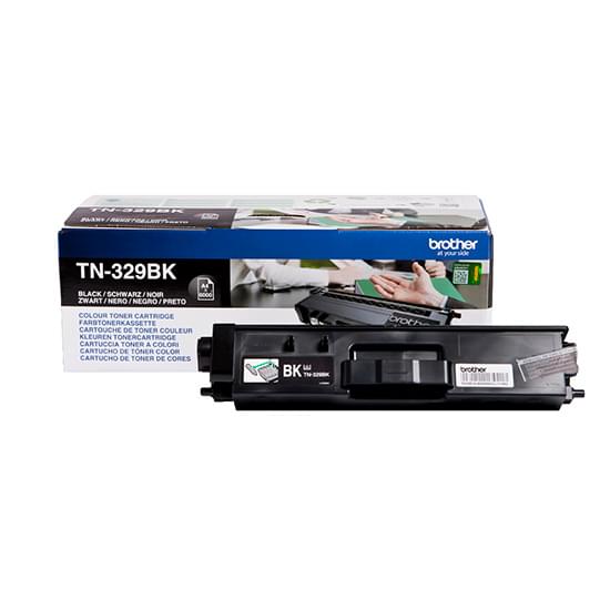 Toner Noir TN-329BK 6000p. pour imprimante Laser Brother