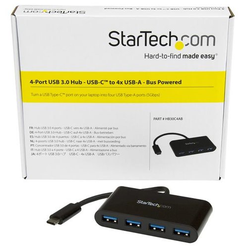 4 Port USB C Hub - C to A - USB 3.0 Hub - Achat / Vente sur grosbill.com - 4